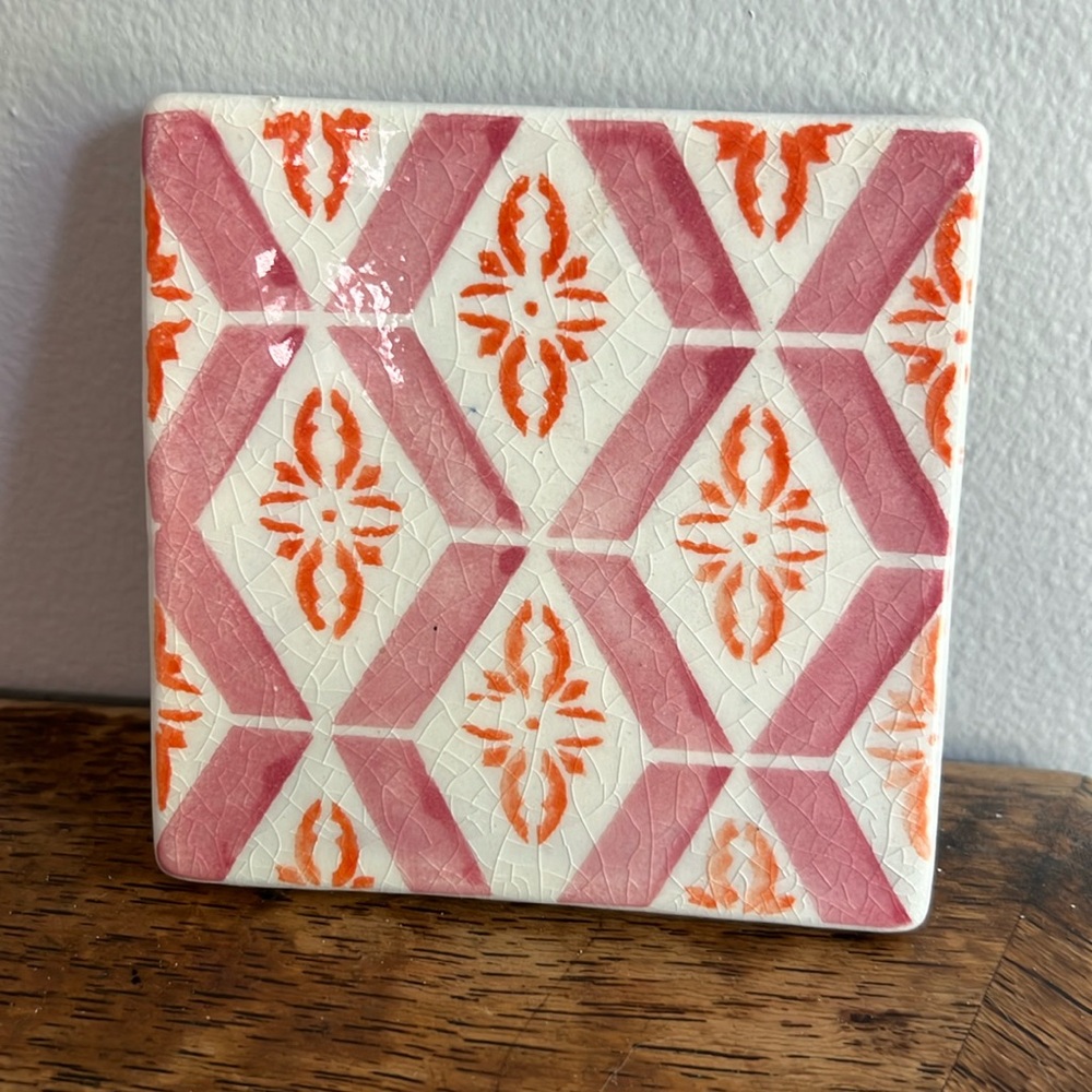 New Anthropologie Ceramic Coaster